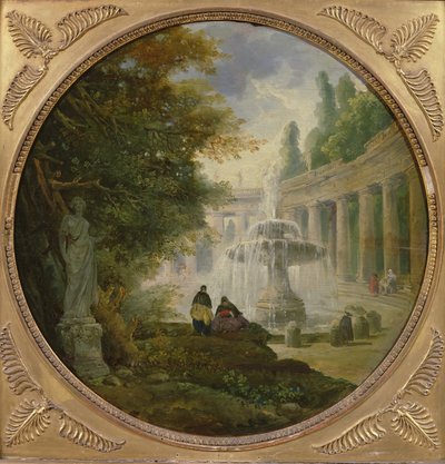 Fountain in a Park by Hubert Robert